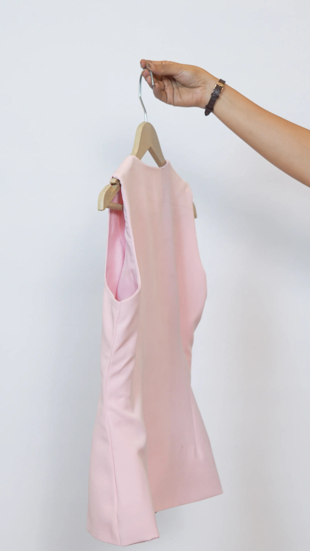 The Tailored Pink Vest