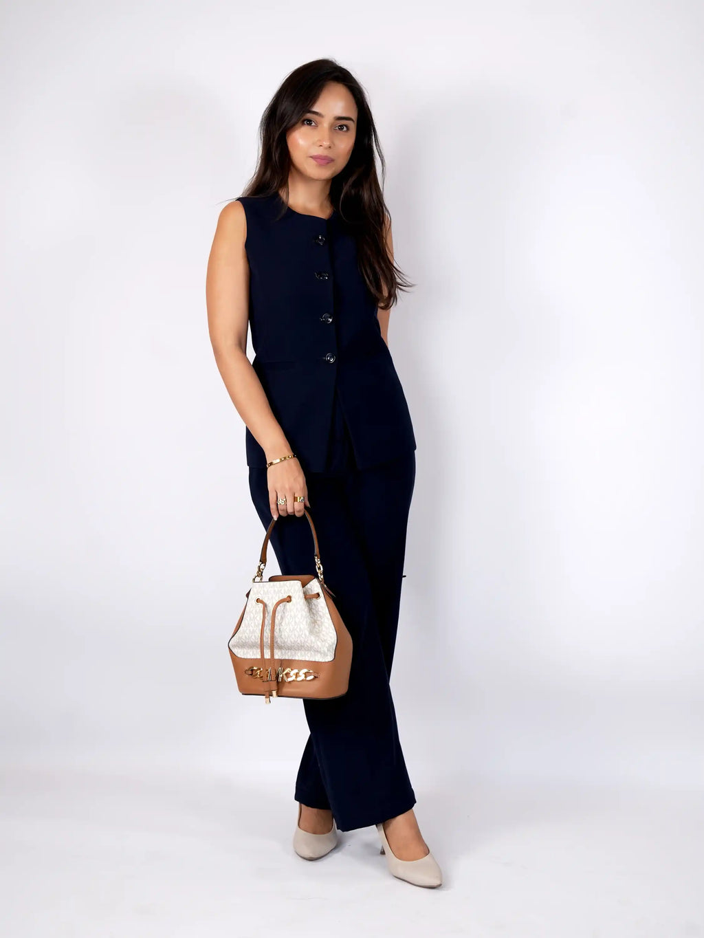 The Navy Vest Set