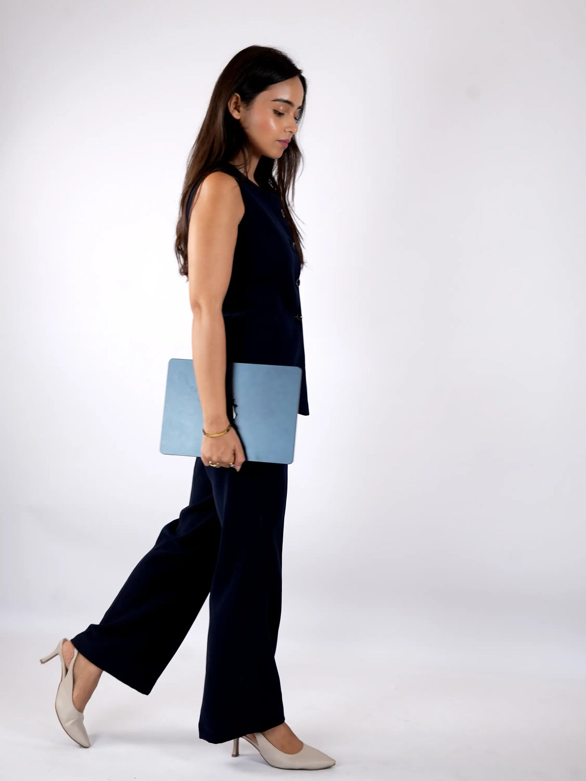 The Navy Vest Set