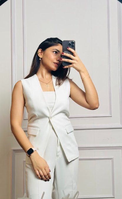 Classic White Blazer Set