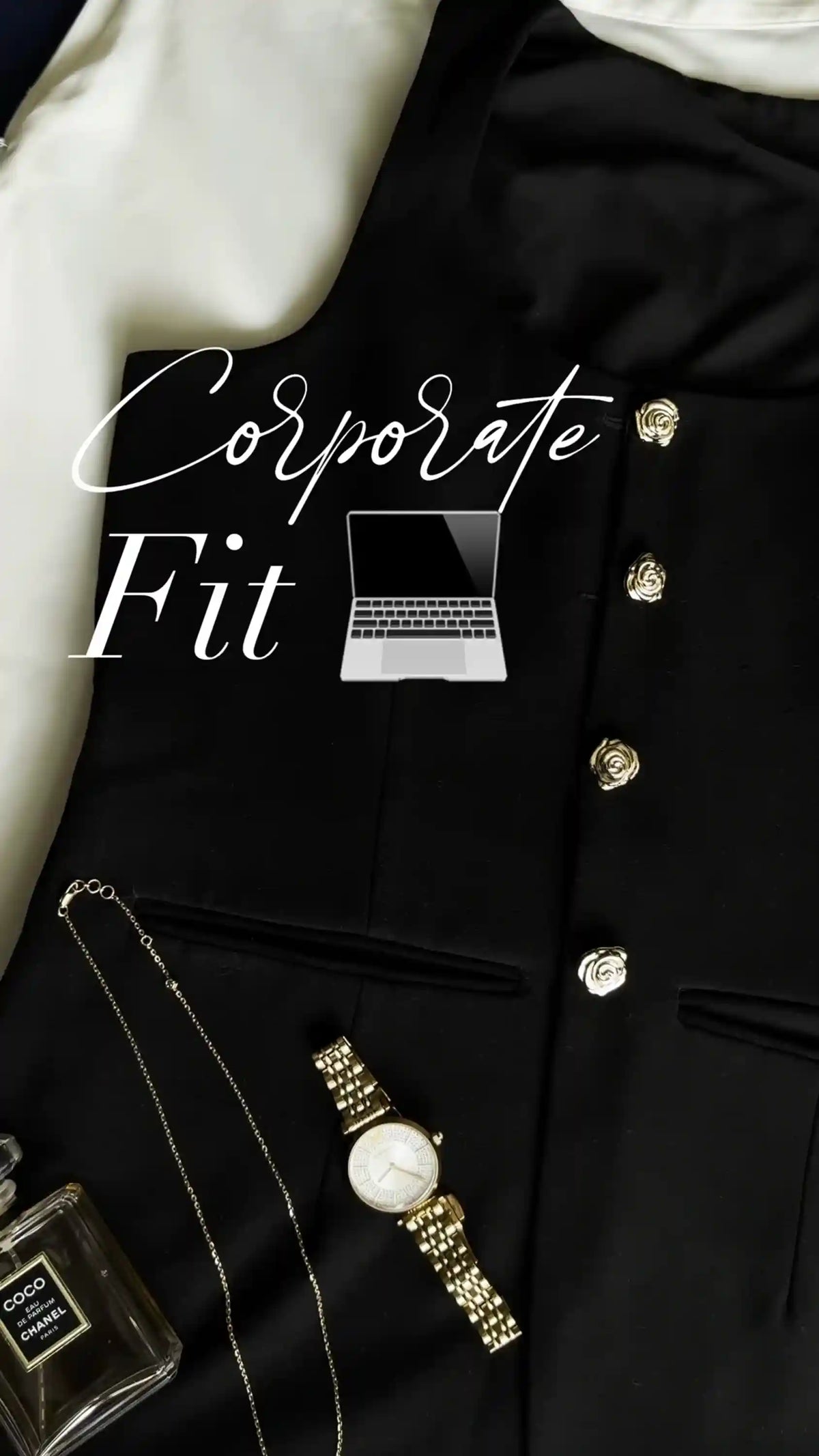 The Tailored Black Vest